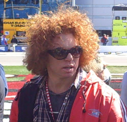 Prop Comic Carrot Top (Photo Credit: The Fast and the Fabulous/Valli Hilaire)