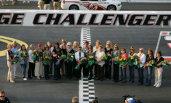 Mothers of NASCAR Sprint Cup Series drivers give the command to start engines before the Dodge Challenger 500 at Darlington Raceway (Photo Credit: Chris Trotman/Getty Images for NASCAR)