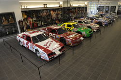 Hendrick Motorsports has reopened its 15,000-square-foot museum. Featured currently are cars driven by Geoff Bodine, Tim Richmond, Ken Schrader and Ricky Hendrick, among others. (Courtesy Hendrick Motorsports)