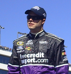 David Gilliland at Las Vegas Motor Speedway in March 2008 (photo credit: Valli Hilaire/The Fast and the Fabulous)