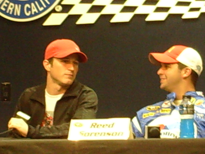 Kasey Kahne and Reed Sorenson (credit: The Fast and the Fabulous)