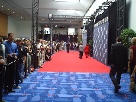 Red Carpet at the NASCAR Hall of Fame Induction Ceremony