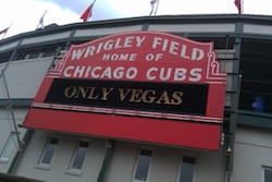 Wrigley Field in Chicago, the site of Blogs with Balls 3