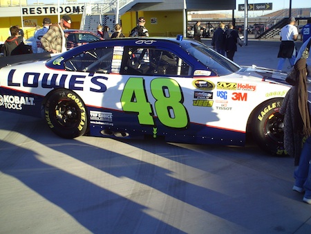 The No. 48 Lowe's Chevrolet