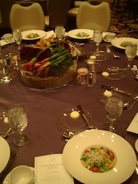 2010 NMPA Myers Bros. Awards Luncheon table setting