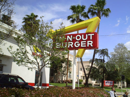 In-N-Out Burger in Hollywood
