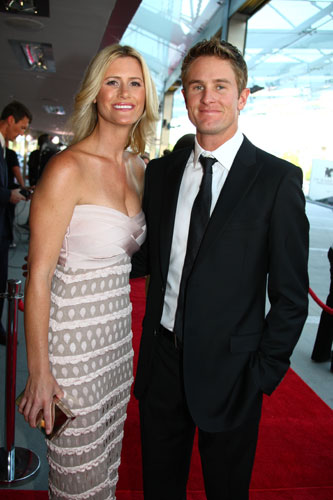 Ryan Hunter Reay and his fiancee Beccy Gordon