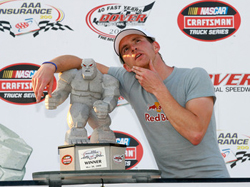 Red Bull Driver Scott Speed in Dover Victory Lane, Courtesy of Getty Images