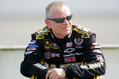 Mark Martin qualified third-fastest for Sunday's NASCAR Sprint Cup Series race at Pocono Raceway, where he's finished second six times. (Photo Credit: Chris Trotman/Getty Images for NASCAR)