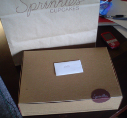 Sprinkles Cupcakes Box (photo credit: The Fast and the Fabulous)