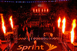 The NASCAR Sprint Pit Crew Challenge Presented by Craftsman gets under way with the Opening Ceremony Thursday at Time Warner Cable Arena in Charlotte, N.C. (Photo Credit: John Harrelson/Getty Images for NASCAR)