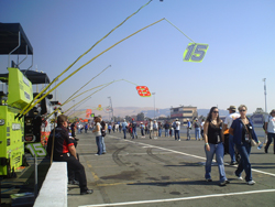 The pits at Infineon Raceway in 2008 (photo credit: The Fast and the Fabulous)
