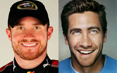 Brian Vickers (left) and Jake Gyllenhaal (right)