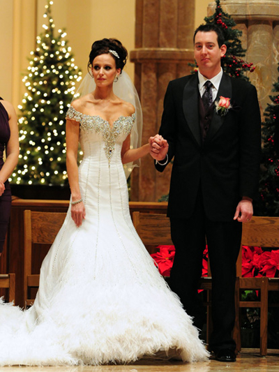 Kyle Busch marries Samantha Sarcinella on December 31, 2010 (credit: Flynet)