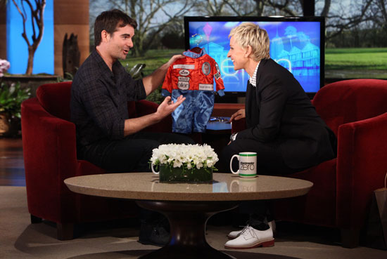 JEFF GORDON makes an appearance on "The Ellen DeGeneres Show" on Friday, March 25th, 2011